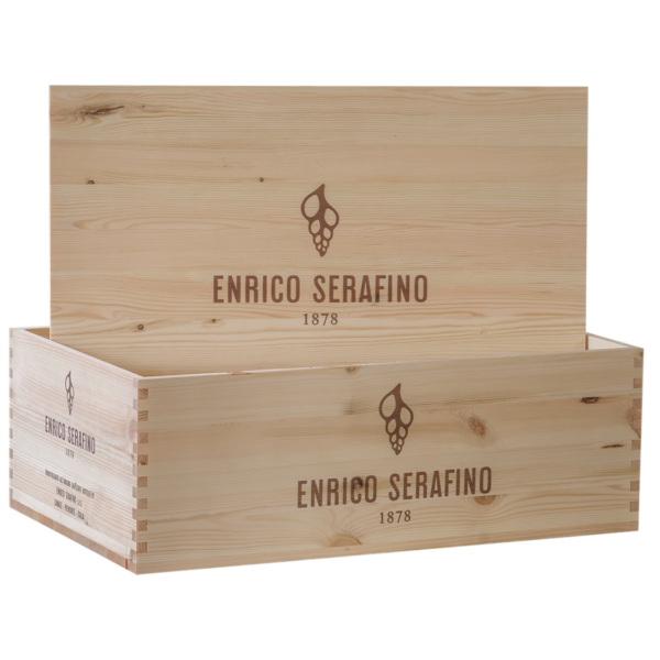 Cassa in legno per 12 bottiglie