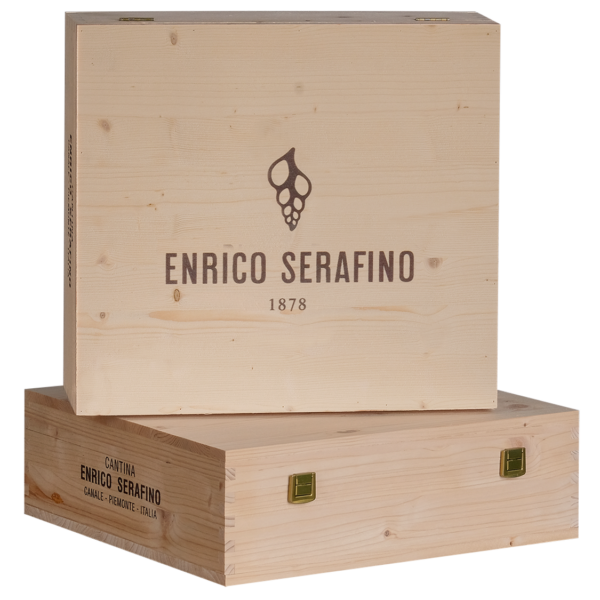 Cassa in legno per 4 bottiglie