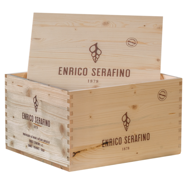 Cassa in legno per 6 bottiglie (3 + 3)