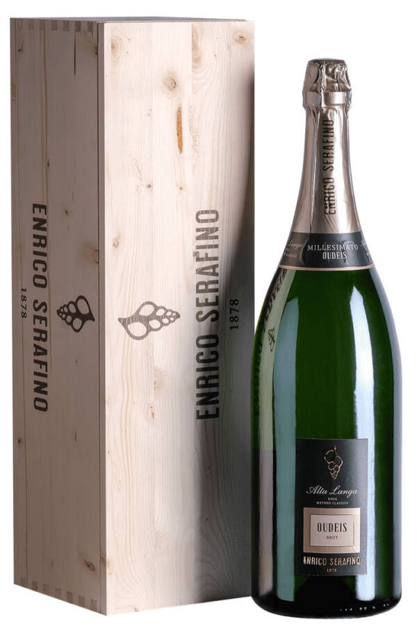 Oudeis Alta Langa docg Metodo Classico Brut Millesimato 2020 Jeroboam 3L in Cassa Legno