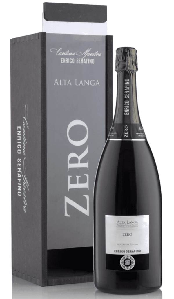 Zero Alta Langa docg Metodo Classico Riserva Pas Dosé Millesimato 2017 Magnum 1,5L in Cassa Legno