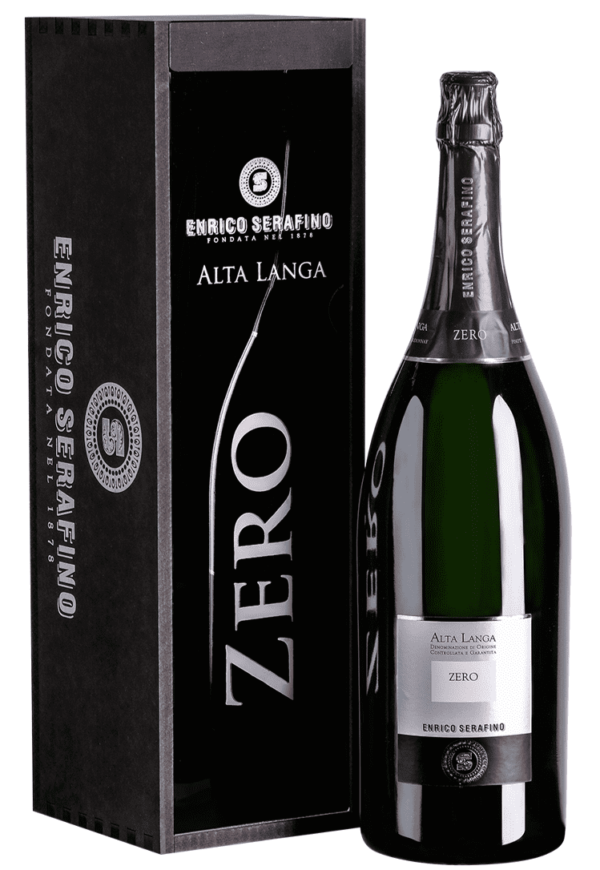 Zero Alta Langa docg Metodo Classico Riserva Pas Dosé Millesimato 2014 Jeroboam 3L in Cassa Legno