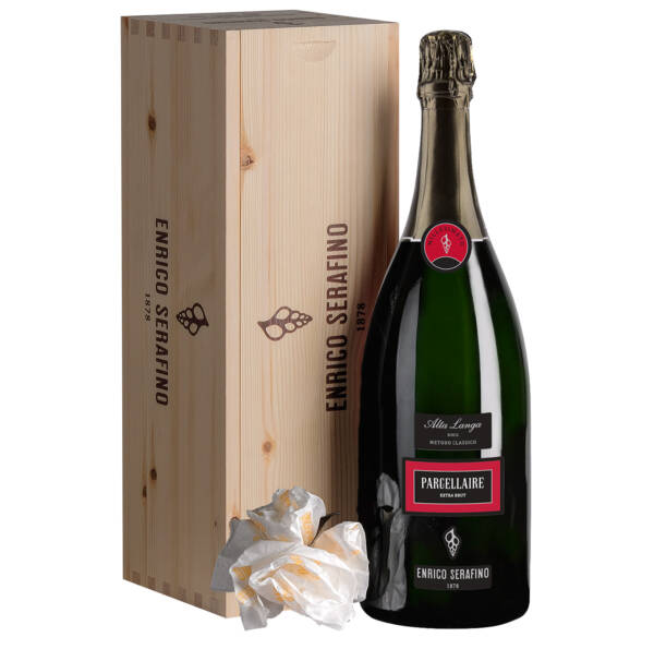 Parcellaire Alta Langa docg Metodo Classico Extra Brut Millesimato 2020 Magnum 1,5L in Cassa Legno